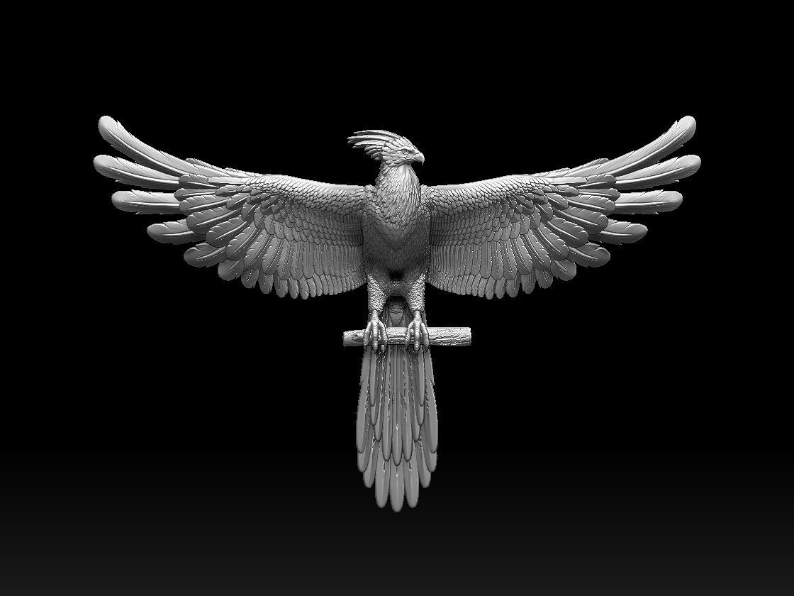 phoenix 3D print model_3