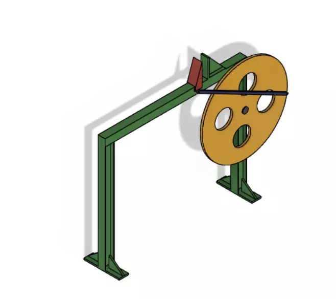 Compress Mechanism 3D model_0