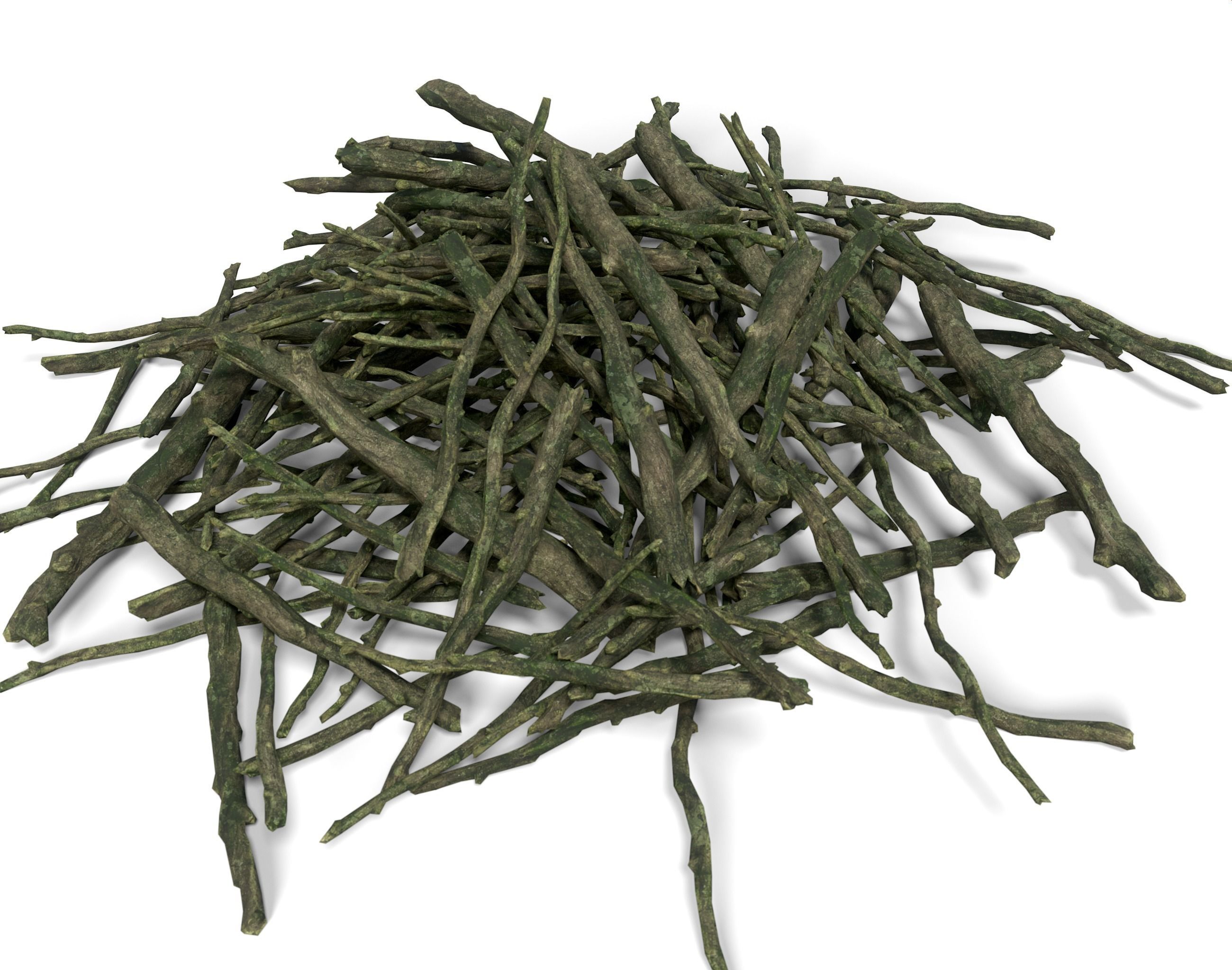 Low poly Sticks 230511 Low-poly 3D model_14