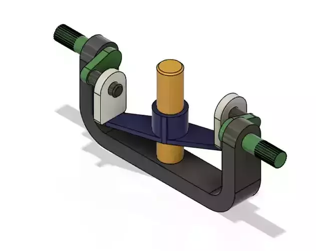 Push mechanism  3D model