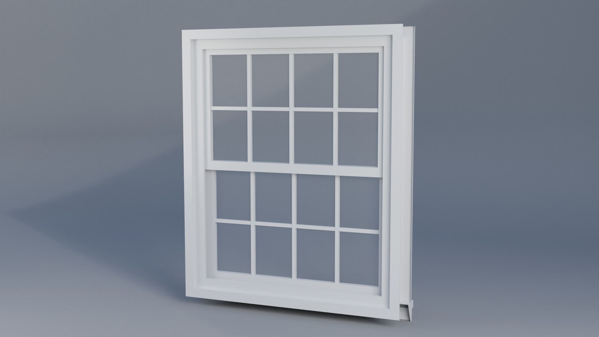 Window Low-poly 3D model_2