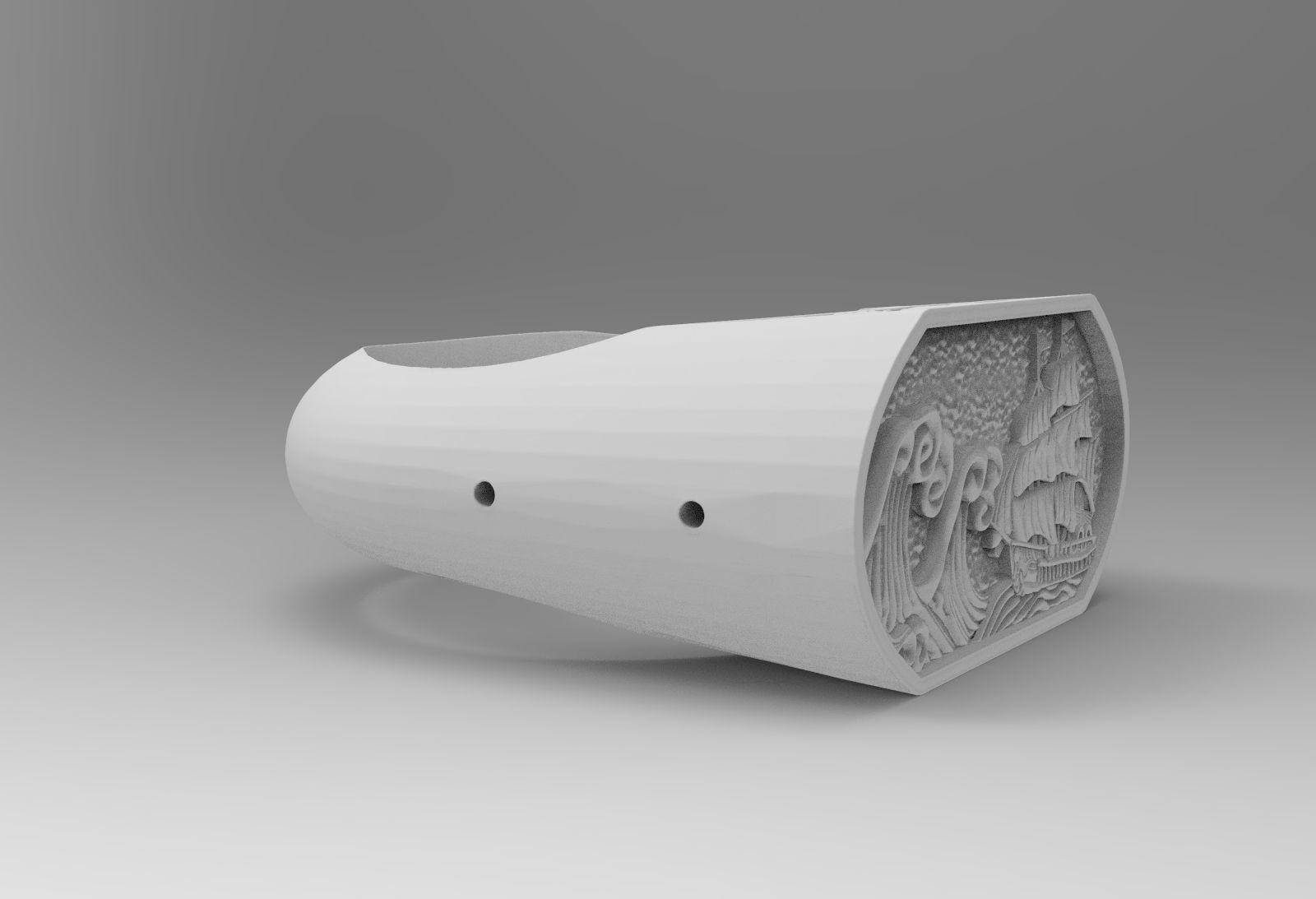 the captain  ring 3D print model_6