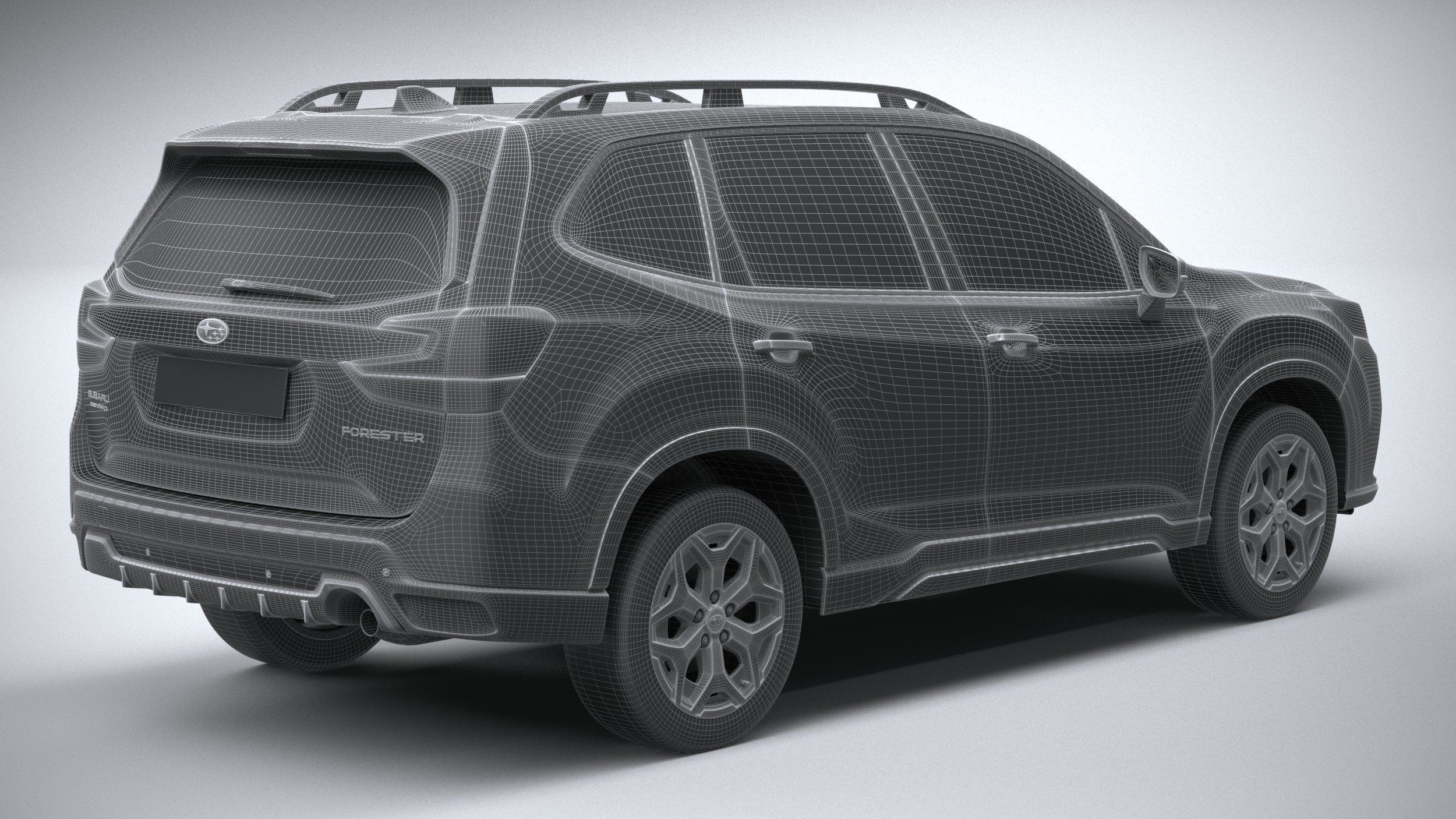 Subaru Forester 2023 3D model_27