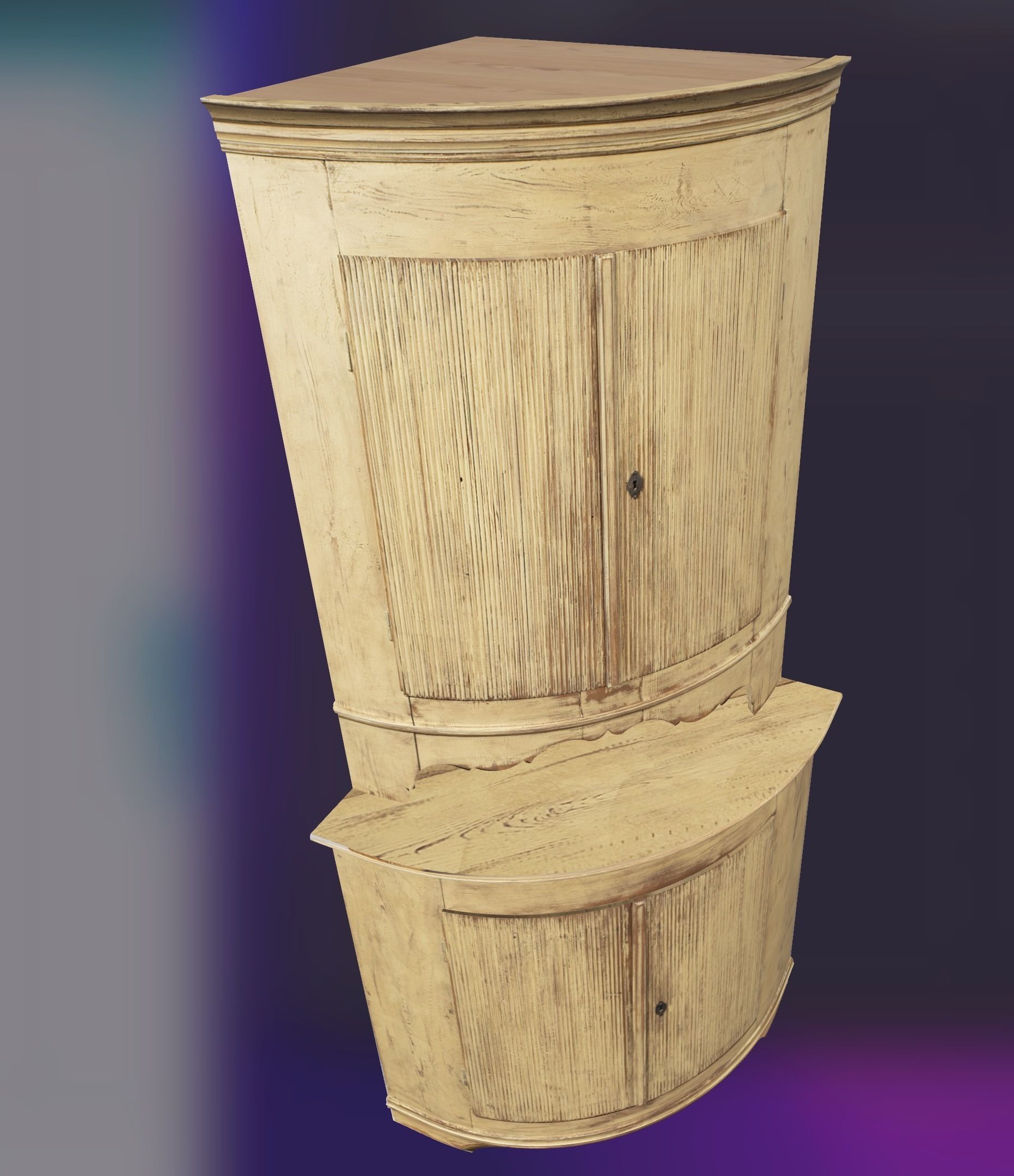 CORNER Cabinet 3D model_1