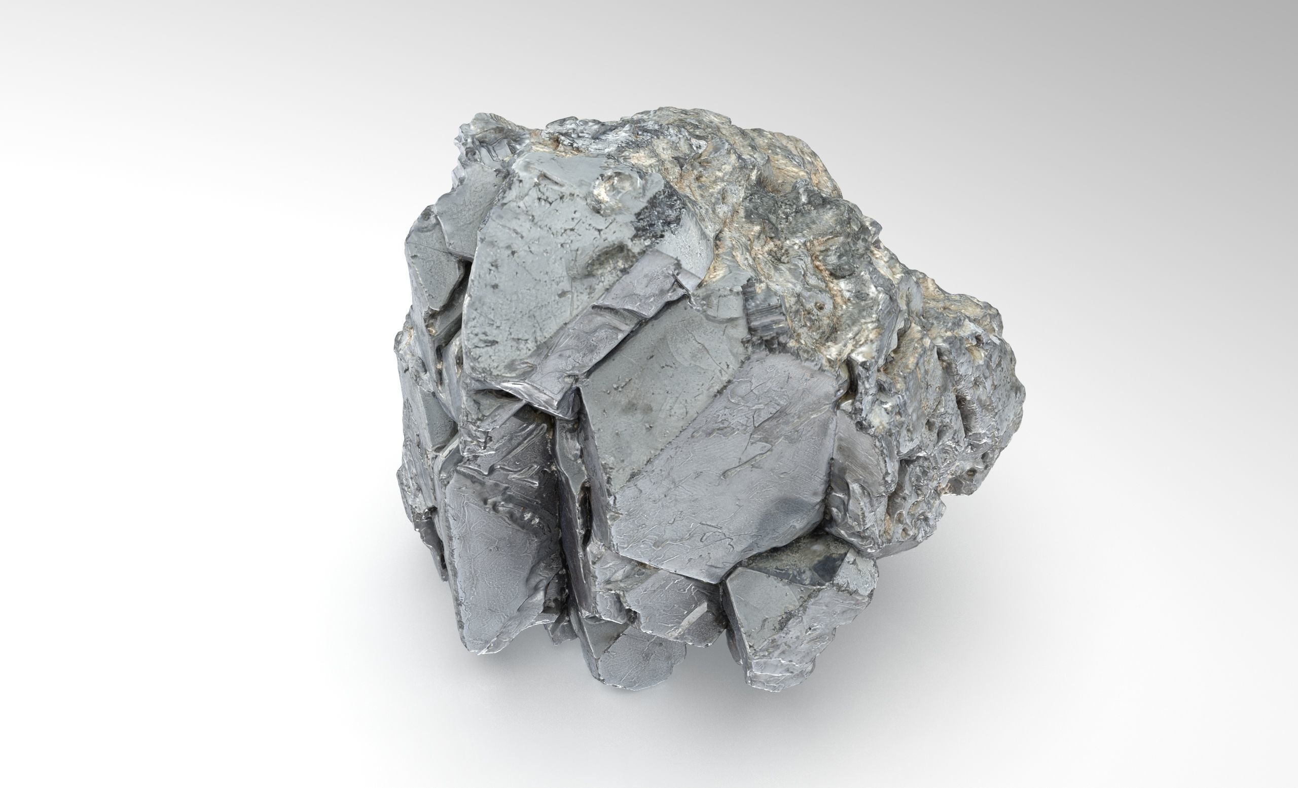 Galena Low-poly 3D model_4