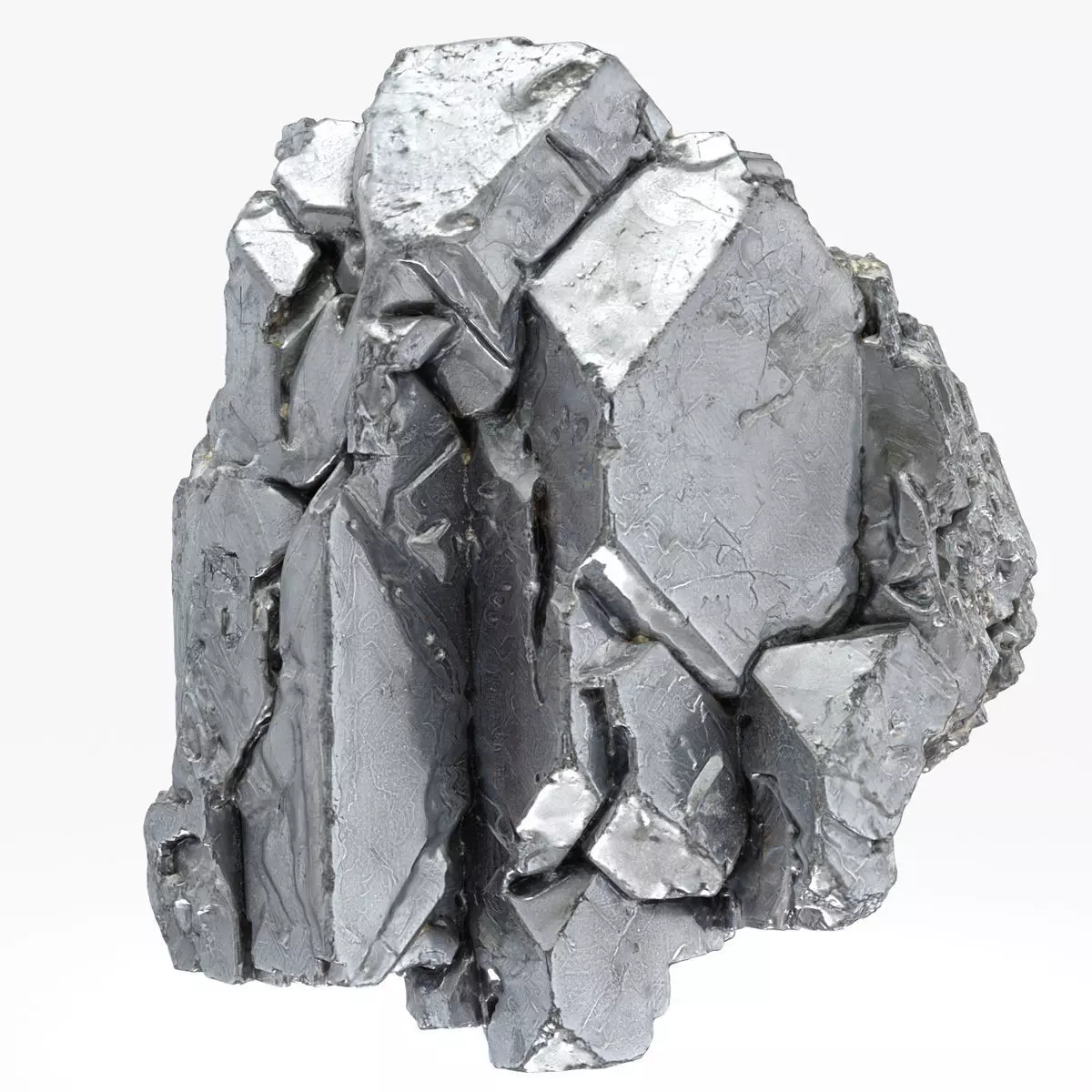 Galena Low-poly 3D model_0