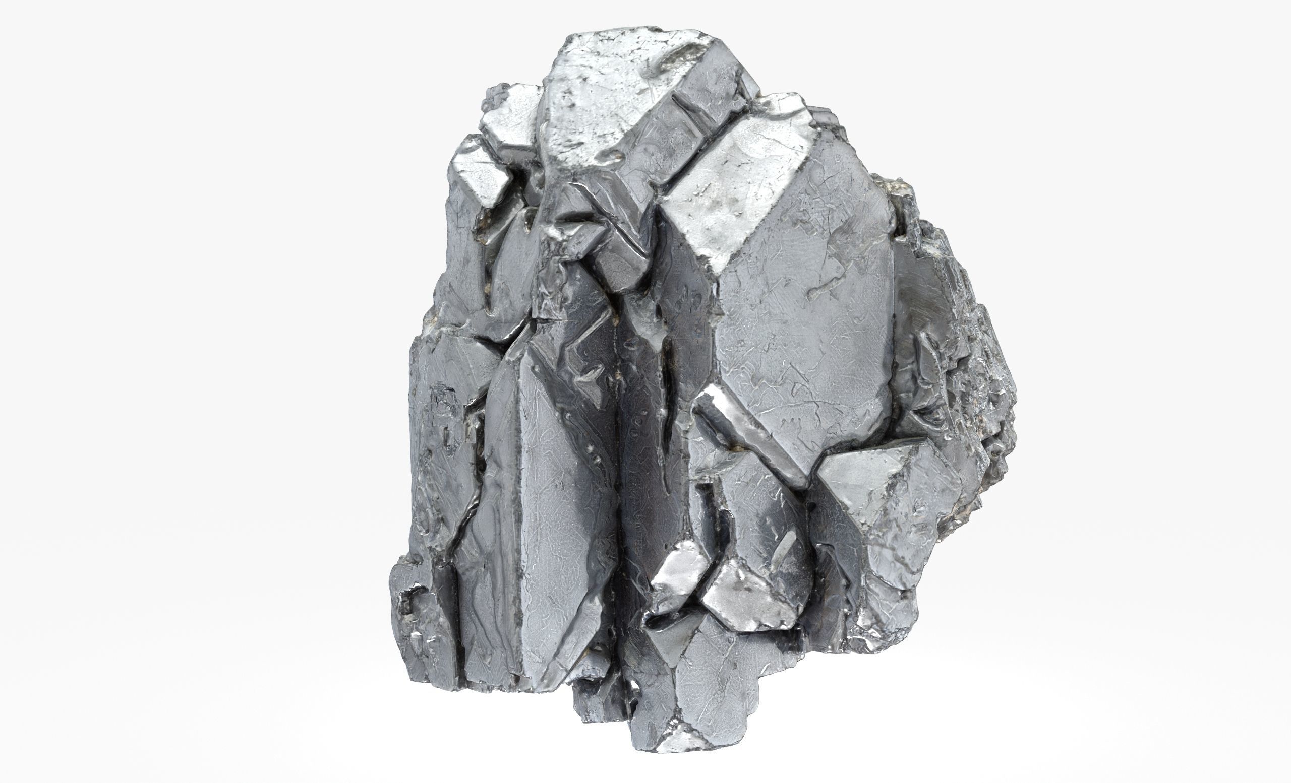 Galena Low-poly 3D model_5