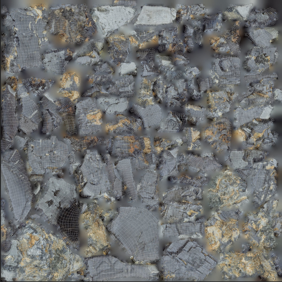 Galena Low-poly 3D model_7