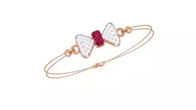 Bow Tie Women Light wt Diamond Bracelet 3dm stl obj gltf glb 3D print model Bow Tie Women Light wt Diamond Bracelet 3dm stl obj gltf glb 3D print model