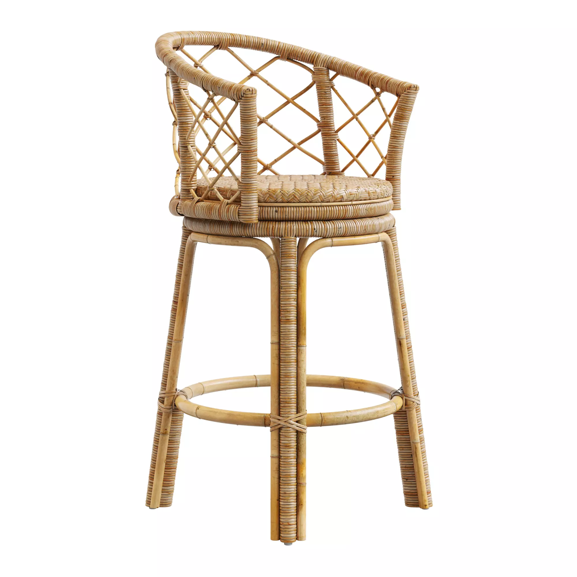 Avalon Swivel Counter Stool 3D model