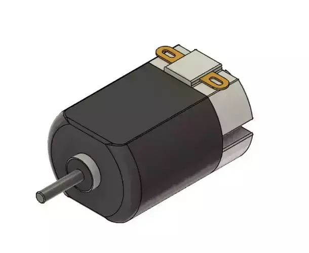 DC motor 3D model