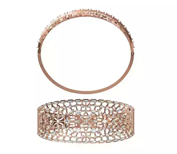Bangle Bracelet STL JCD Details