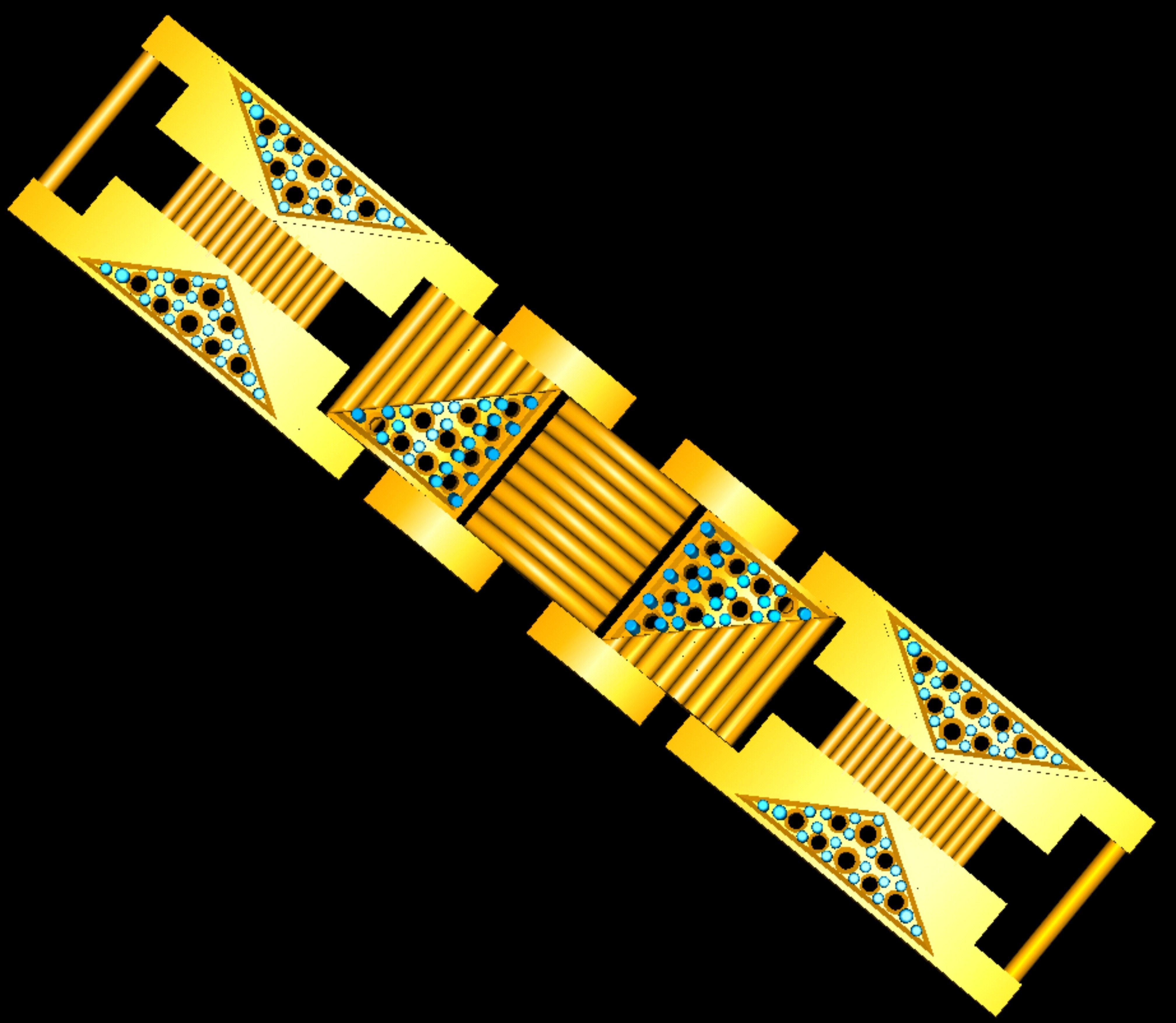 Chain style Heavy Unisex Diamond Bracelet 3dm 1-render 3D print model_6