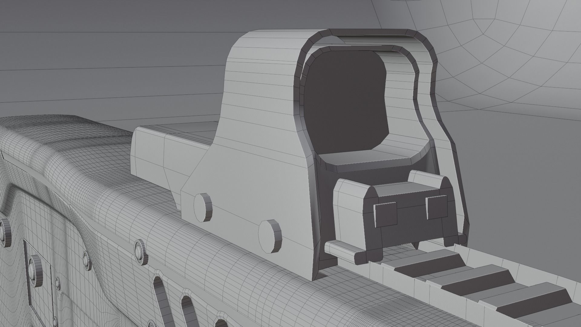 Assault Rifle 3d Model 3D model_9
