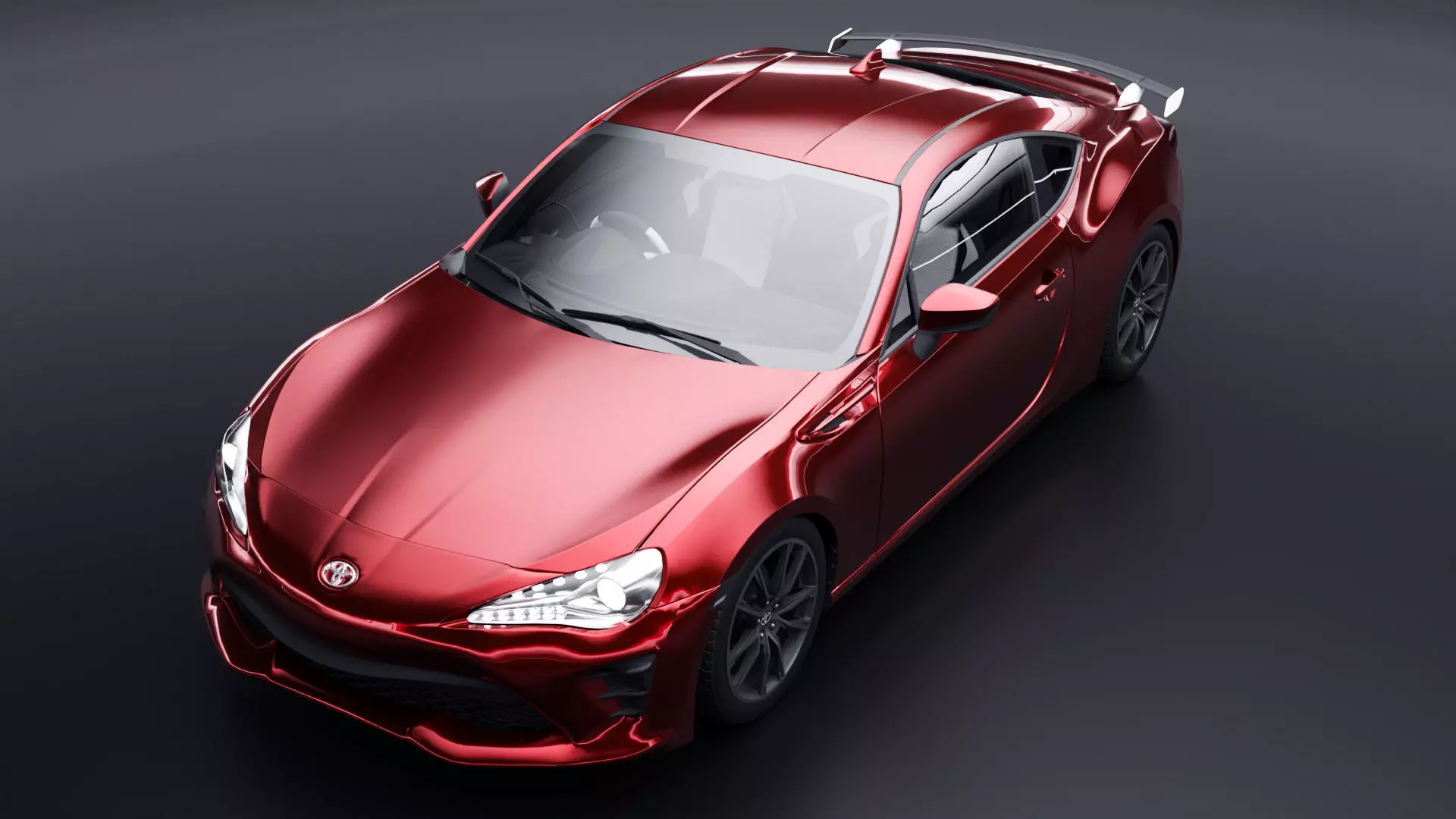 Toyota GT86 Low-poly 3D model_0