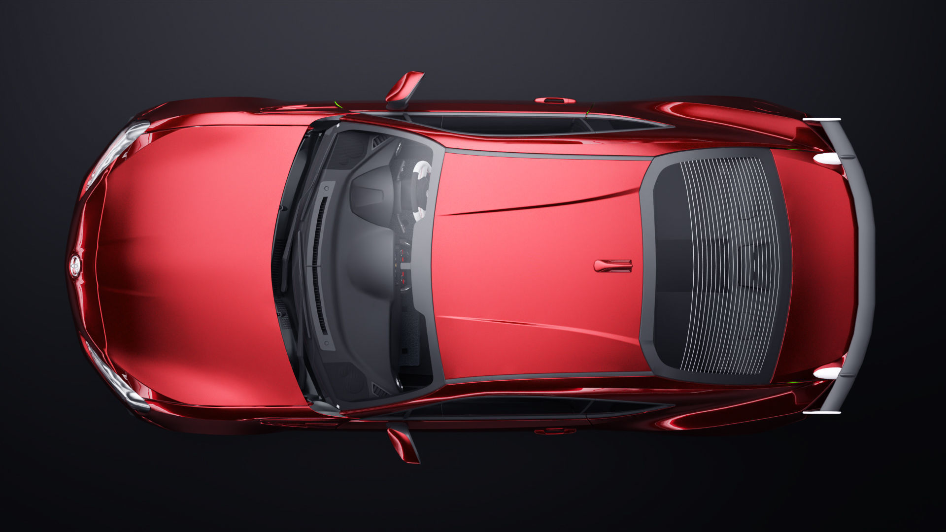 Toyota GT86 Low-poly 3D model_4