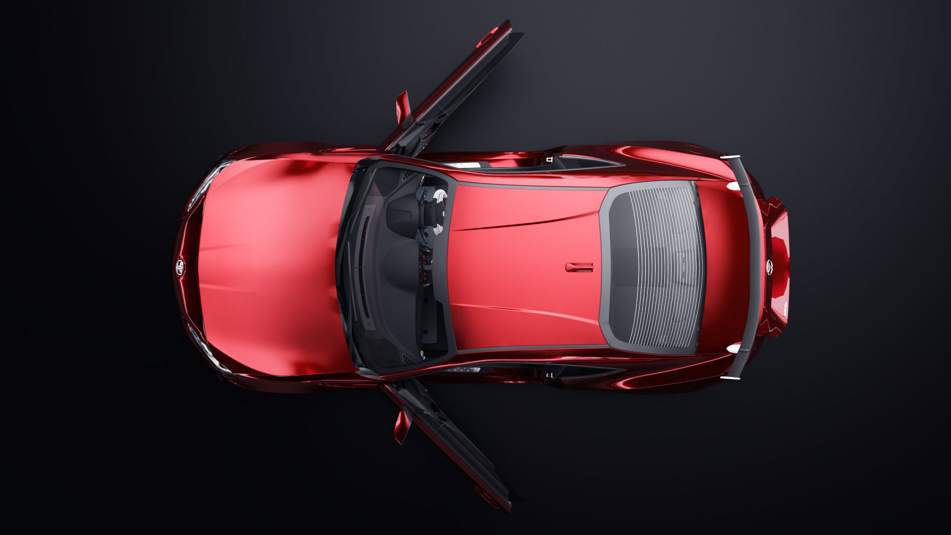 Toyota GT86 Low-poly 3D model_10