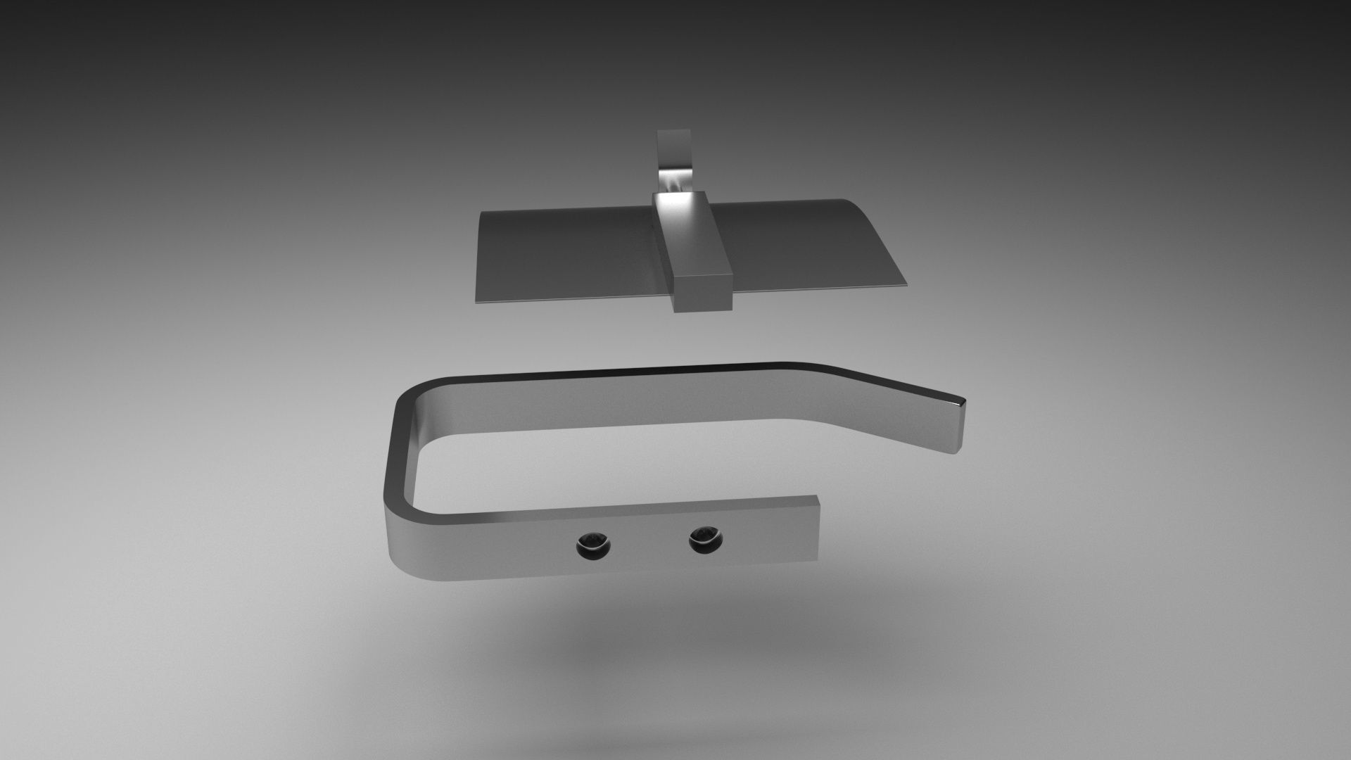 Toilet Paper Holder 3D model_2