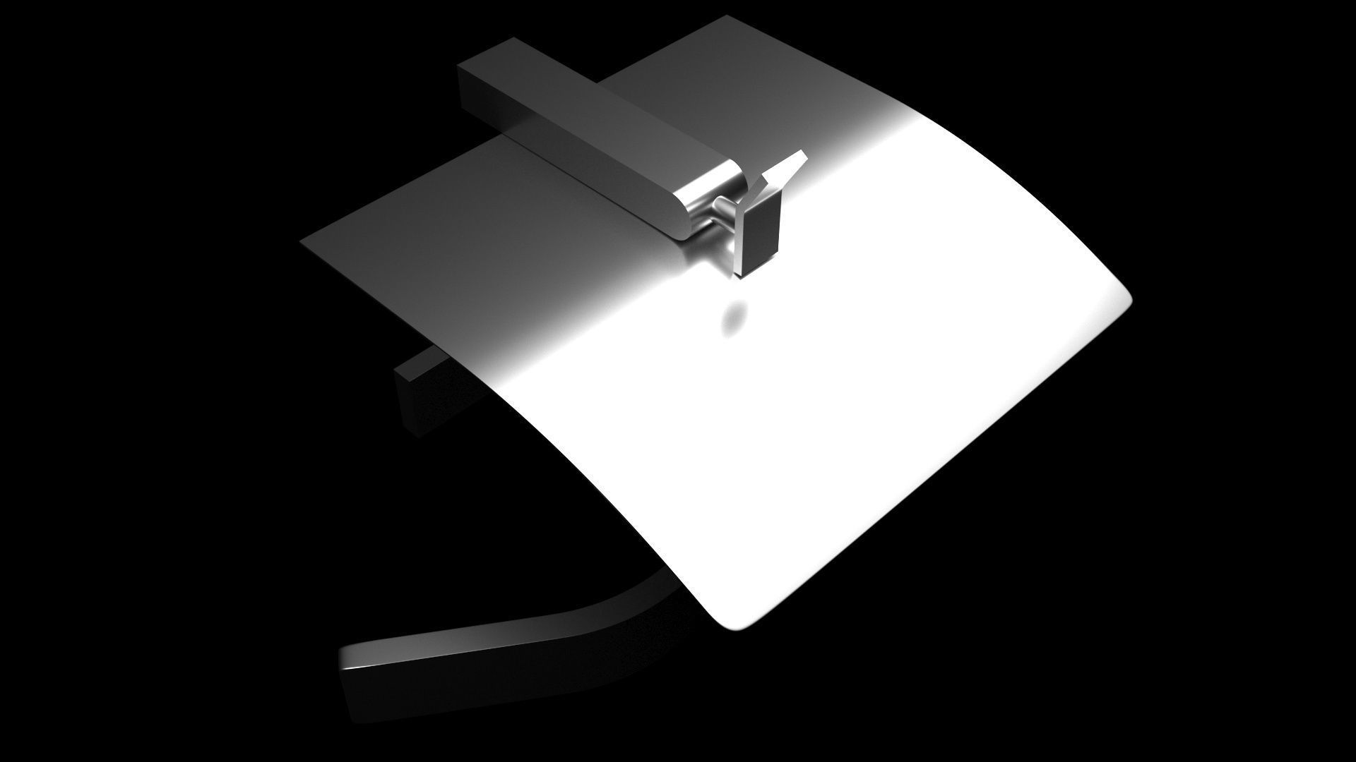 Toilet Paper Holder 3D model_7