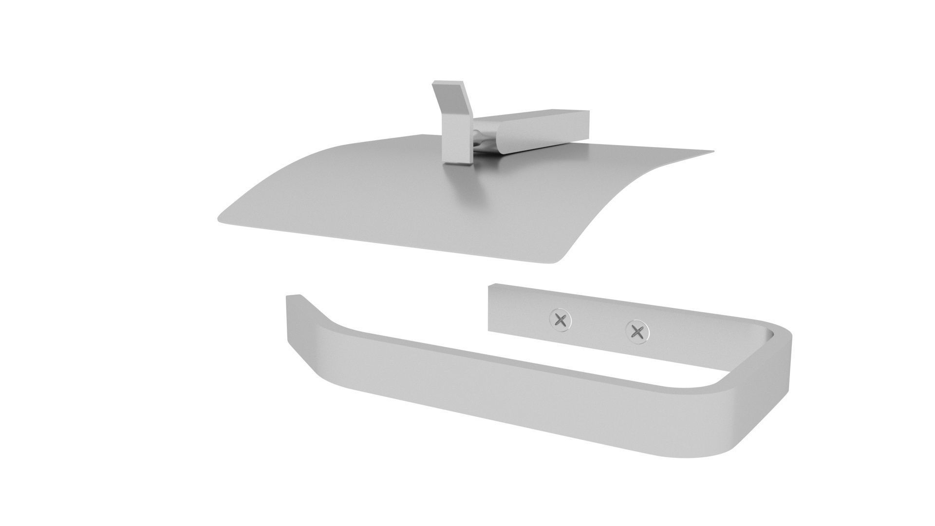 Toilet Paper Holder 3D model_9