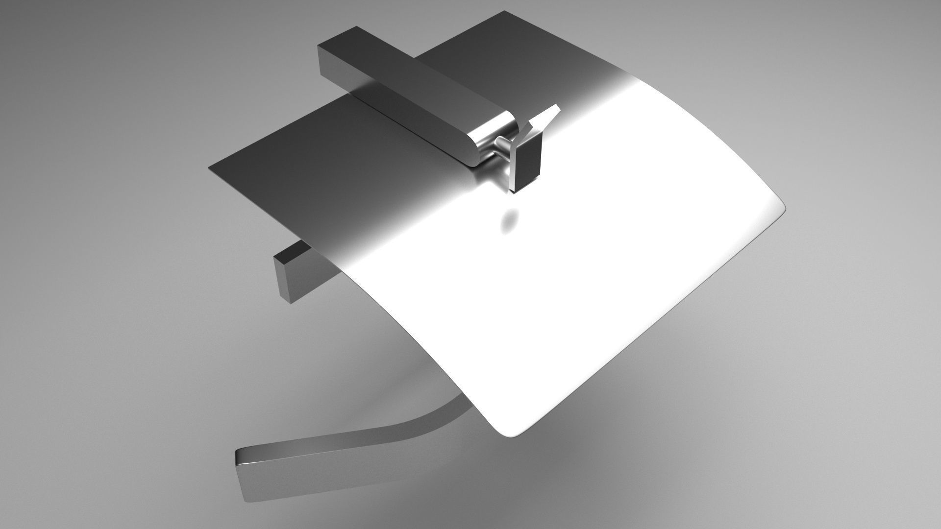 Toilet Paper Holder 3D model_5
