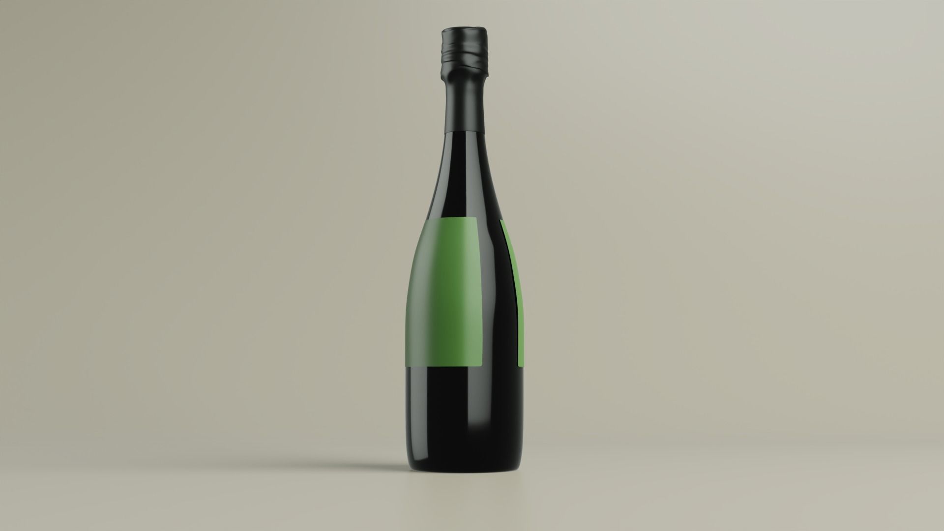 Wine Bottle 3D model_2