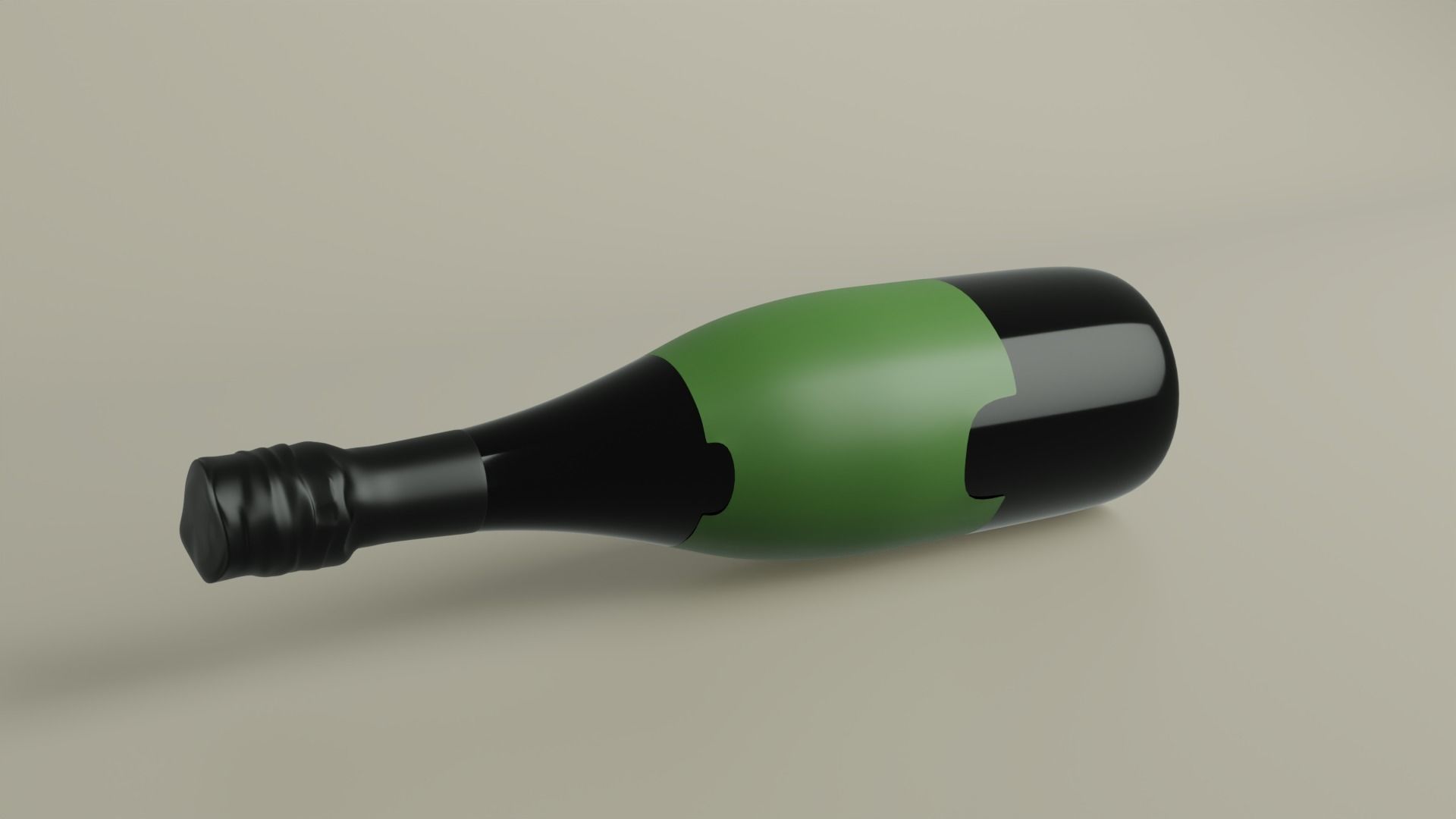 Wine Bottle 3D model_6