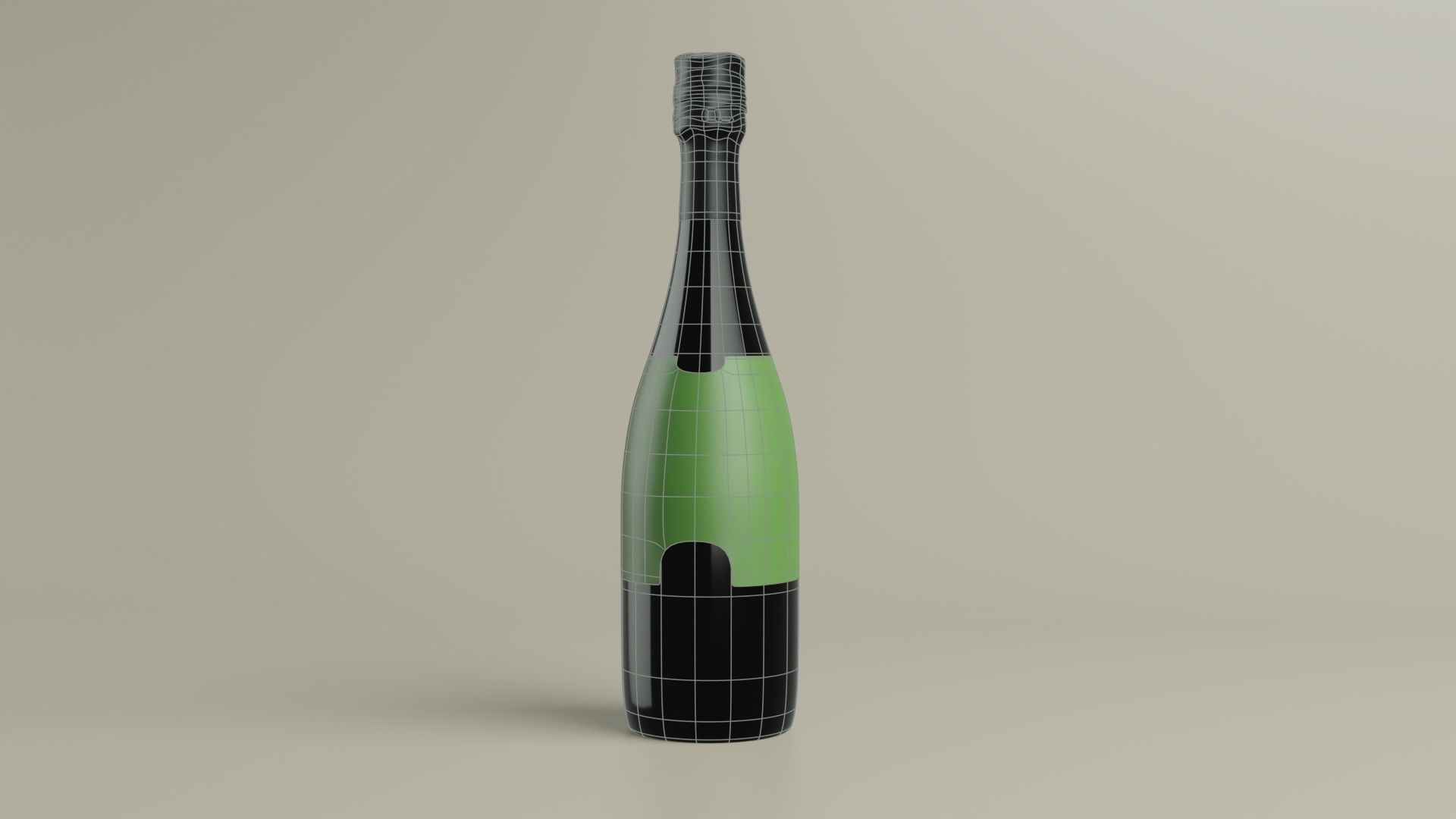 Wine Bottle 3D model_8
