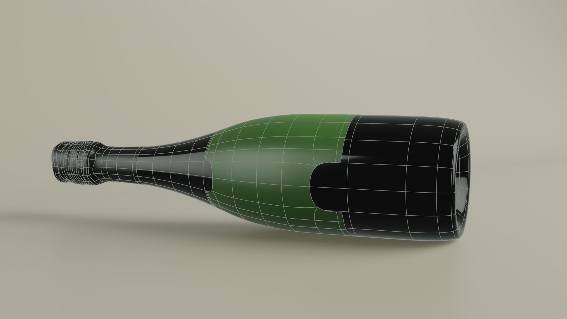 Wine Bottle 3D model_9