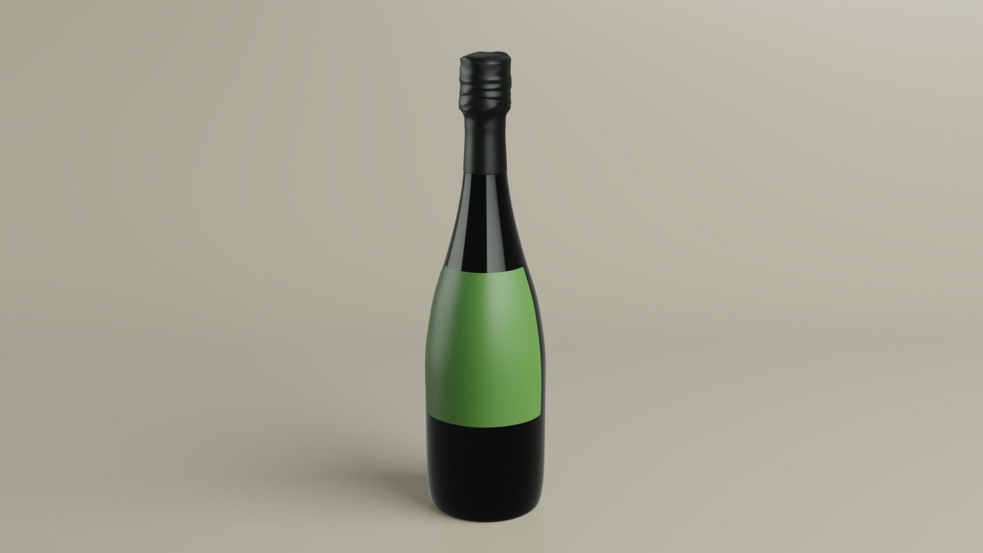 Wine Bottle 3D model_3