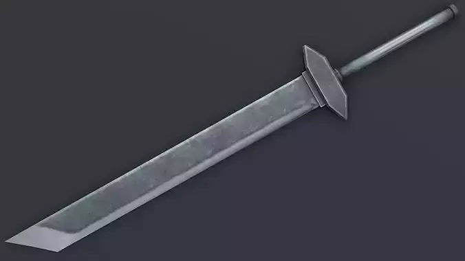 Sword 07 Low-poly 3D model