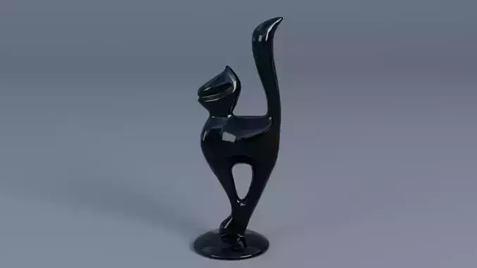cat sculpture decoration