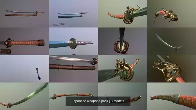 Japanese weapons pack