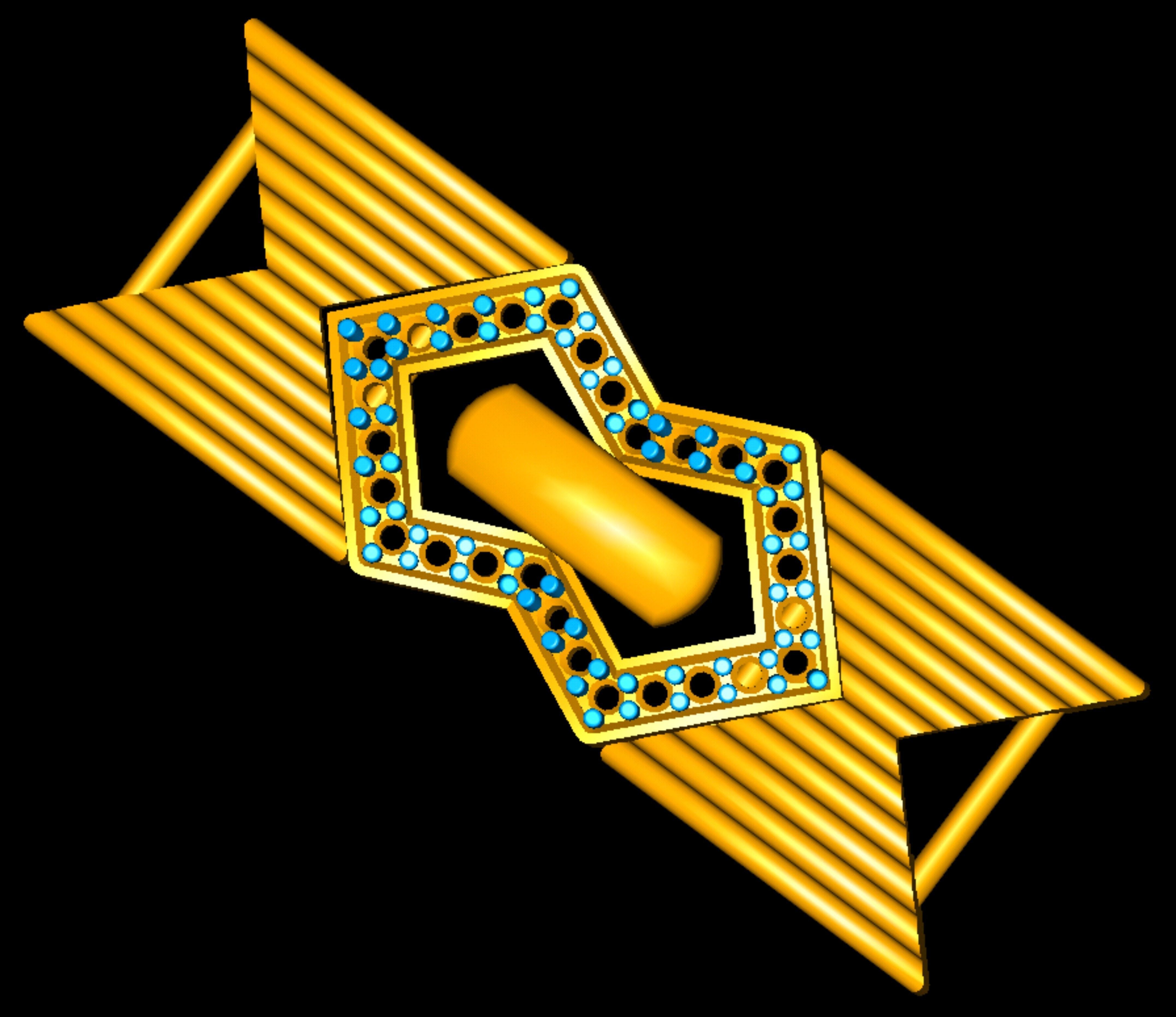 Chain style Heavy Unisex Diamond Bracelet 3dm 1-render 3D print model_6