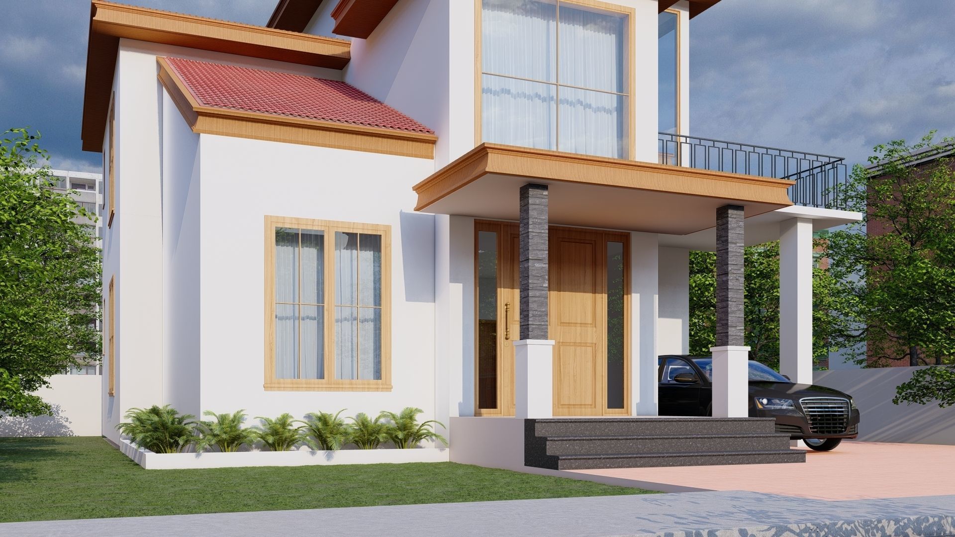 3d Architecture House 3D model_3