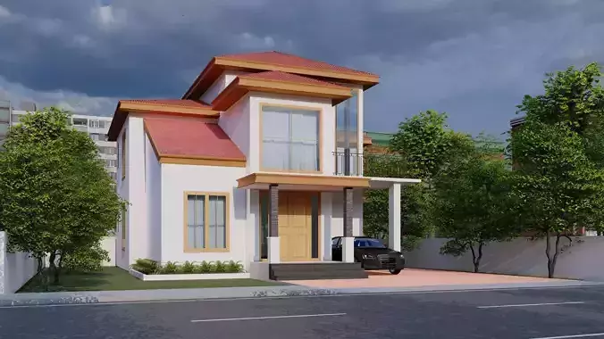 3d Architecture House 3D model
