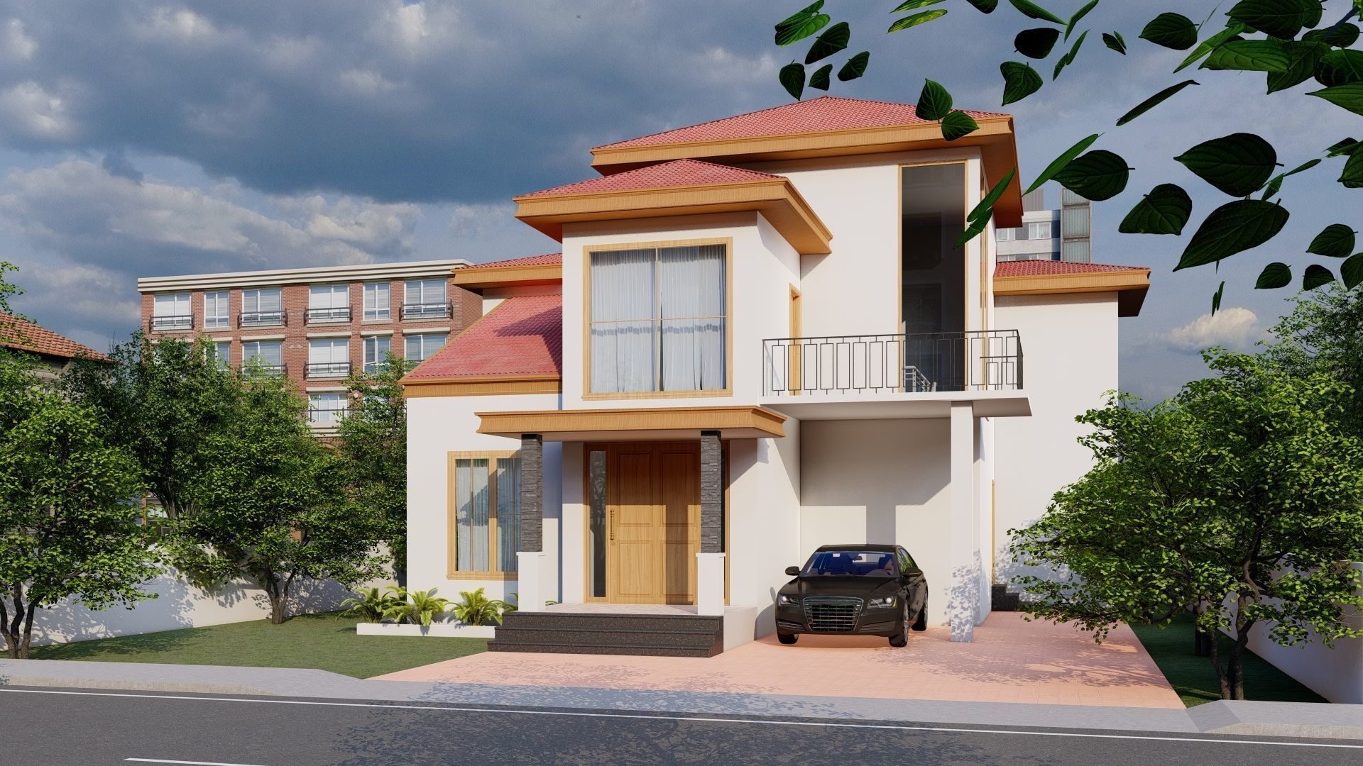 3d Architecture House 3D model_5
