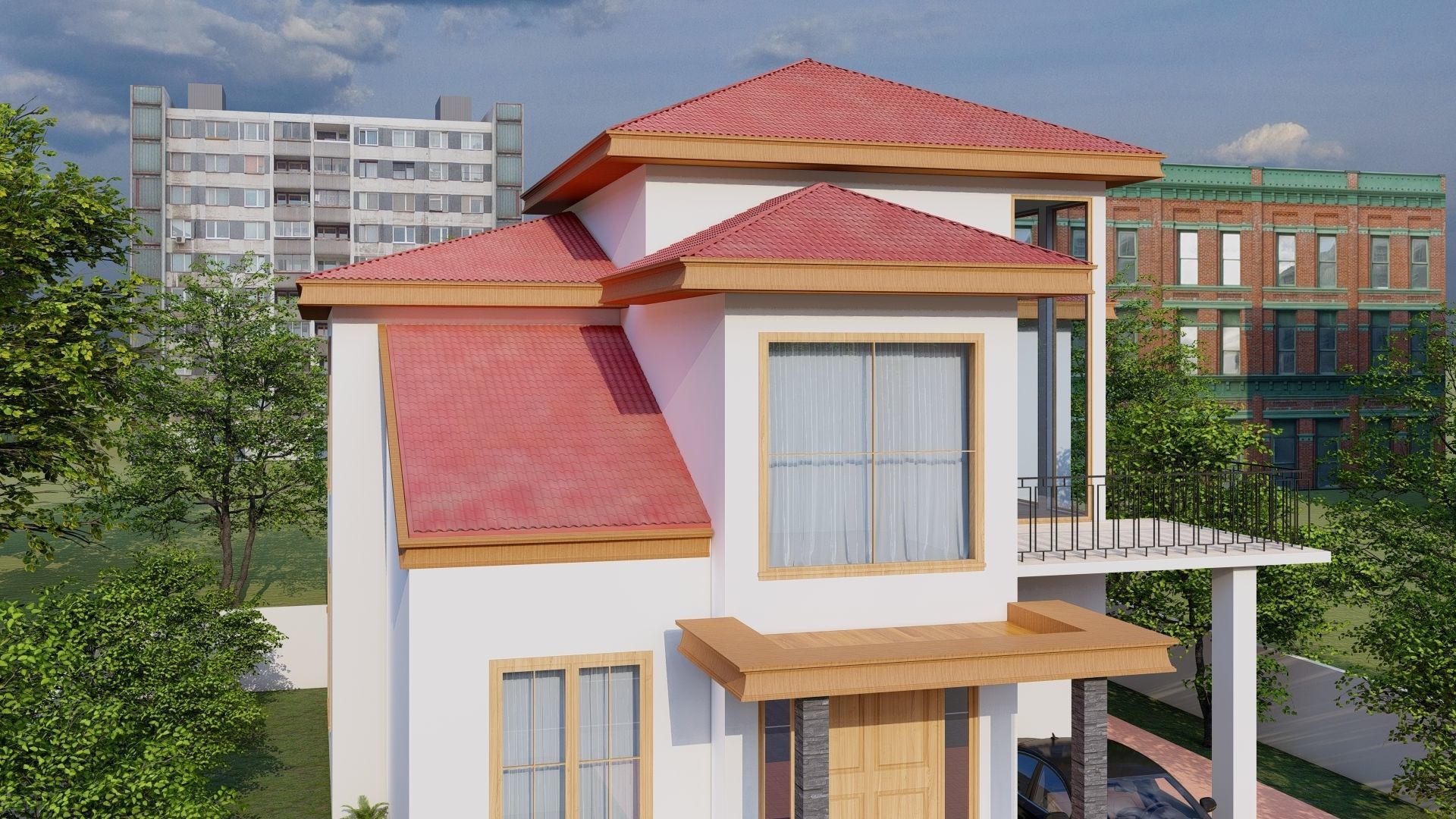 3d Architecture House 3D model_19