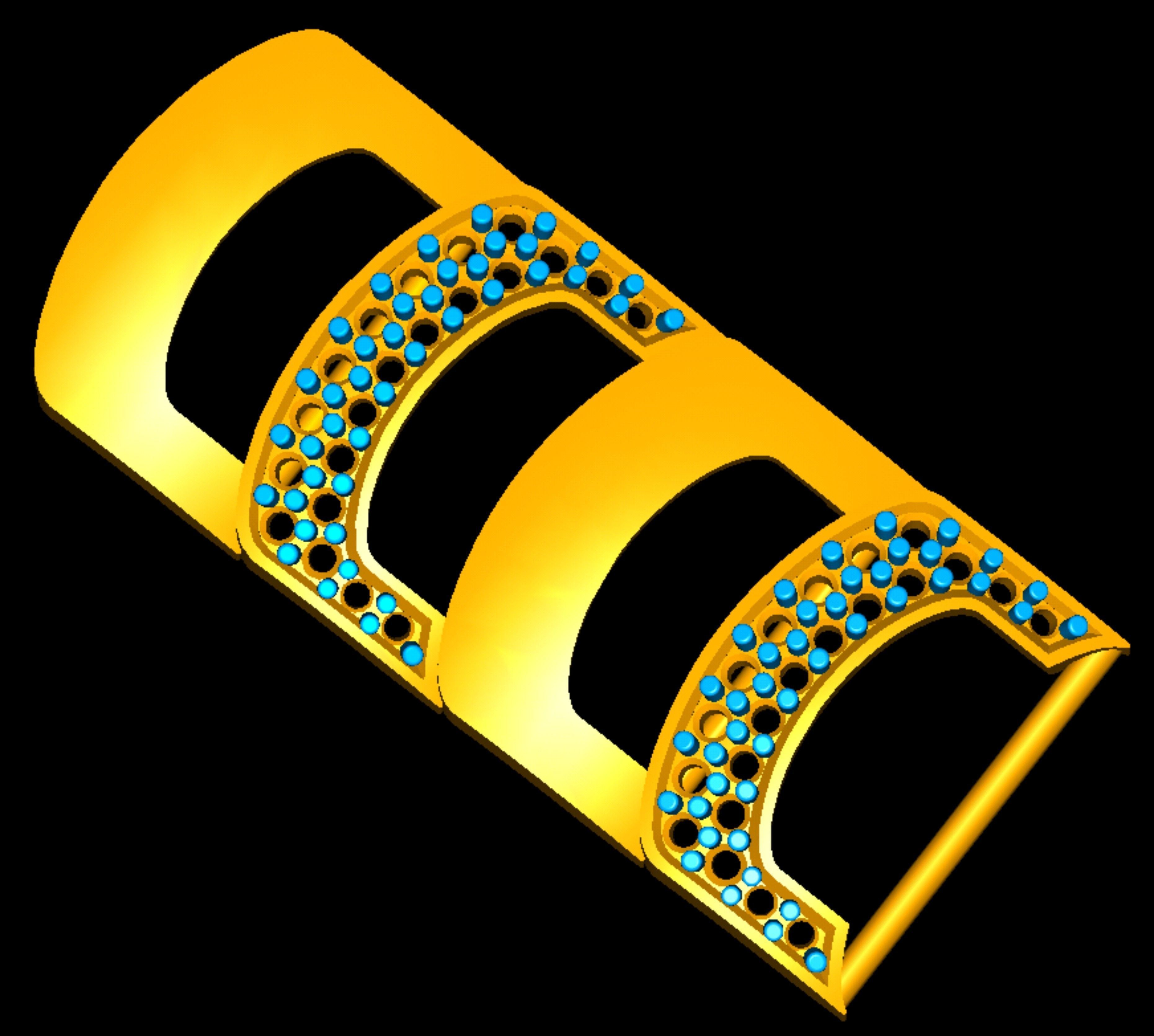 Chain style Heavy Unisex Diamond Bracelet 3dm 1-render  3D print model_6