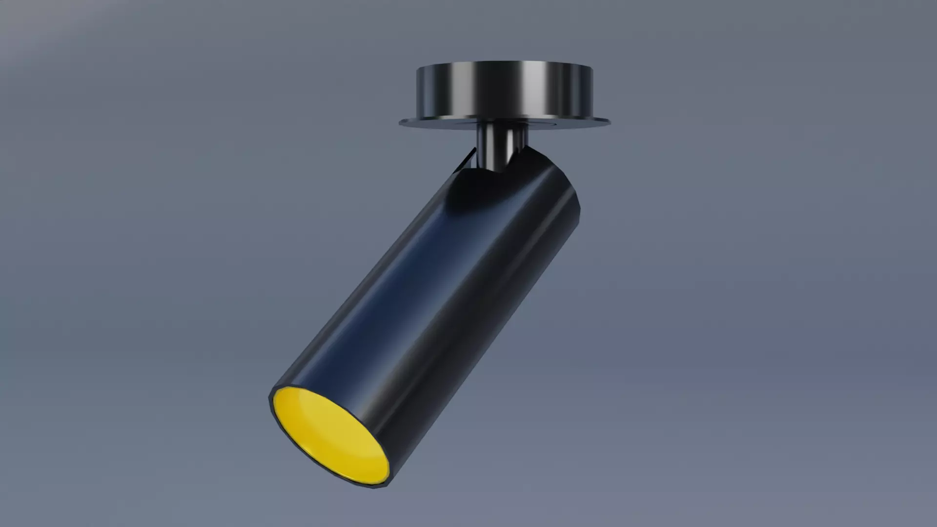 ceiling Light Low-poly 3D model_0