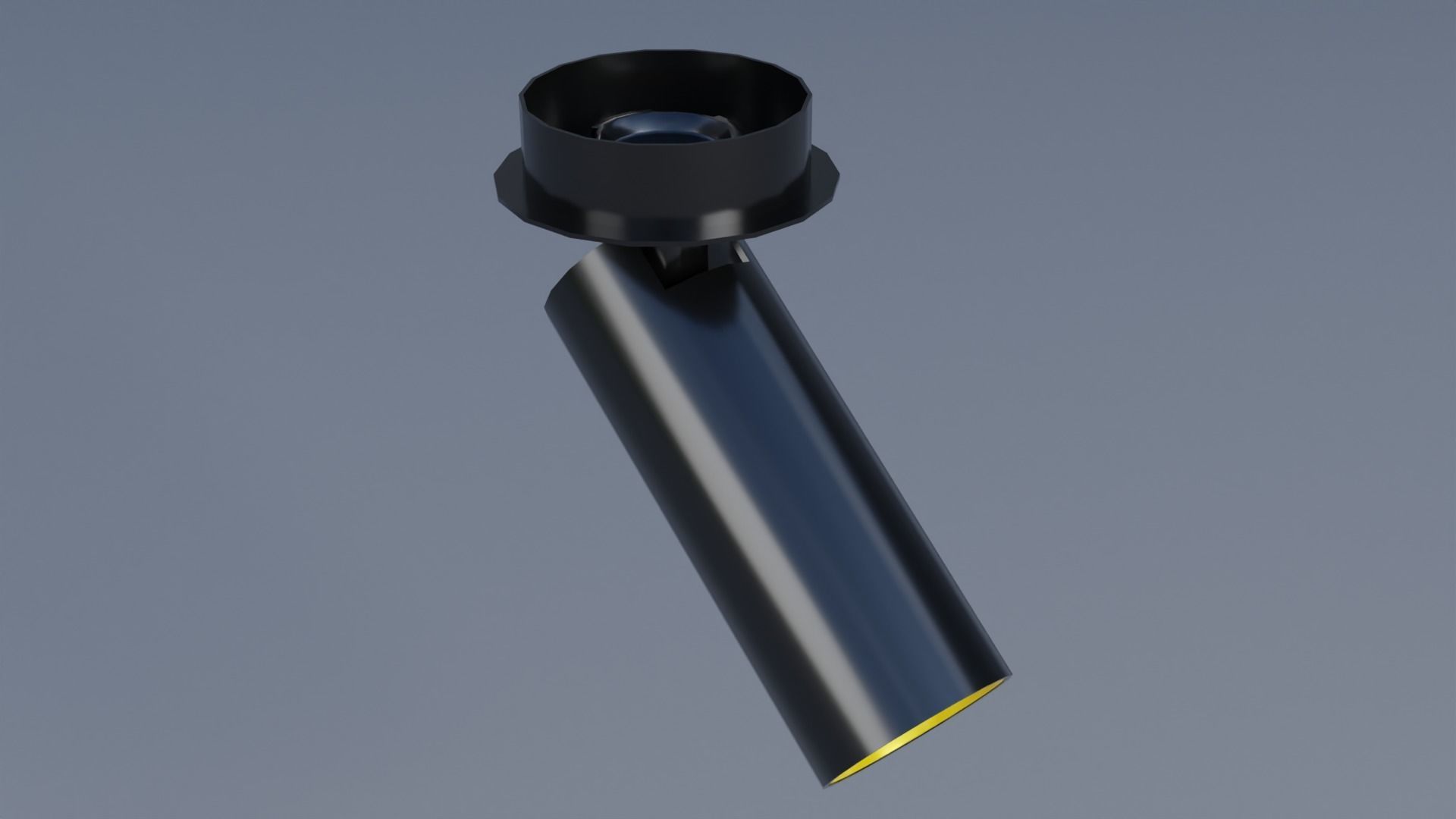 ceiling Light Low-poly 3D model_2