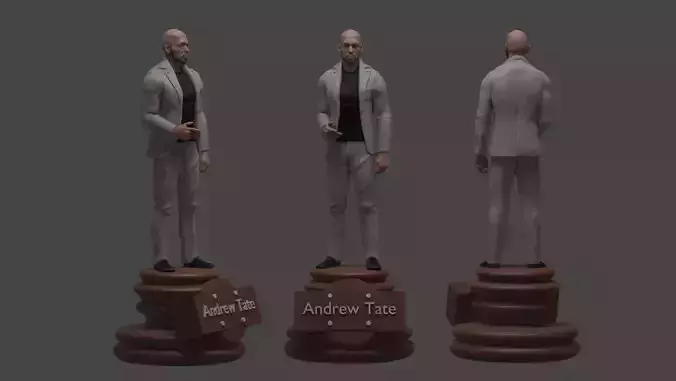 Andrew Tate statue