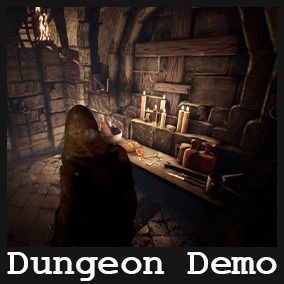Dungeon Playable Demo 135 Assets Low-poly 3D model_5