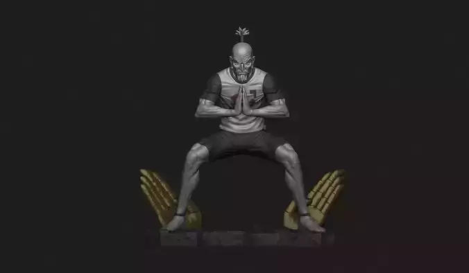 Netero Figure for 3D printing 3D print model