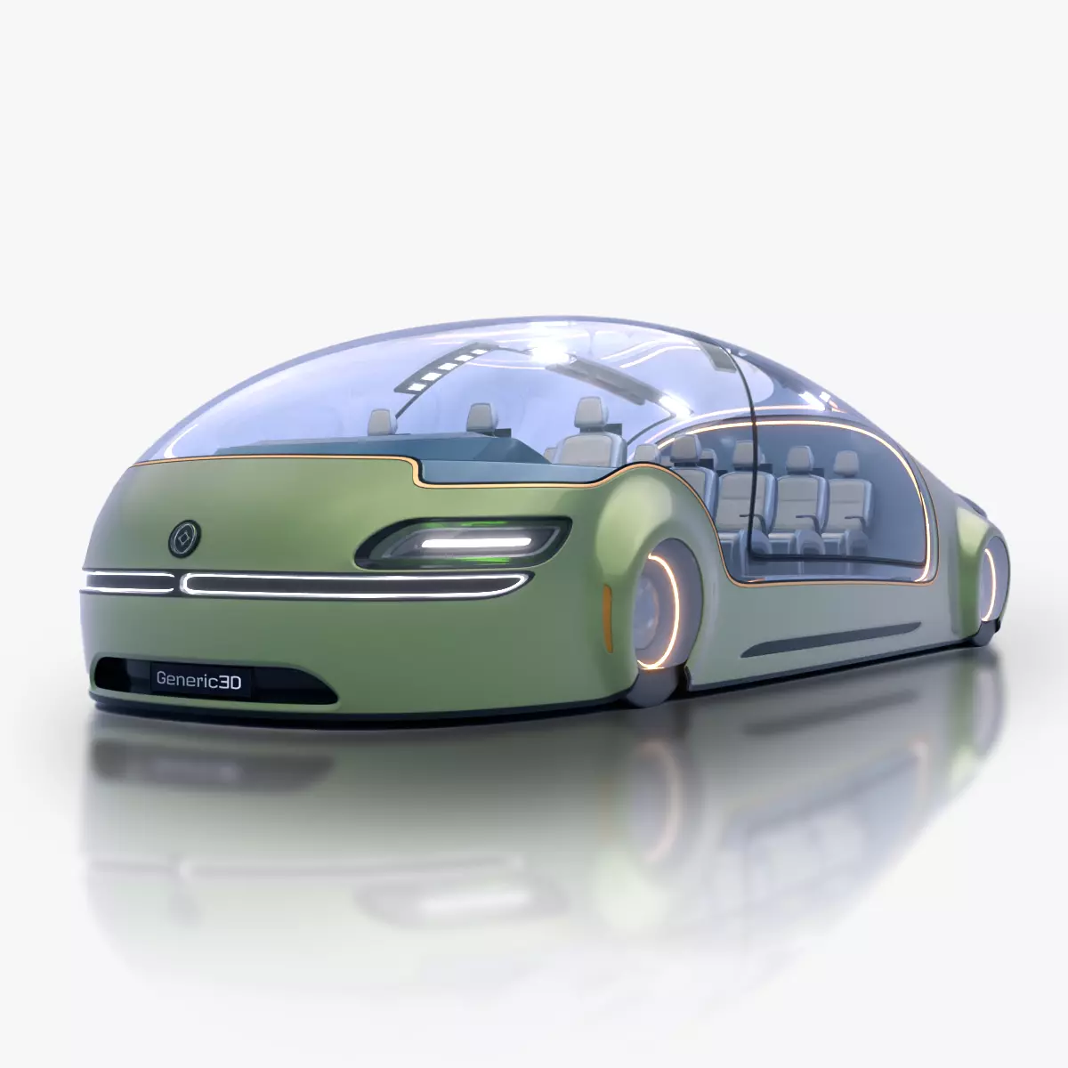 Futuristic Concept Vehicle Series 01 3D model_0