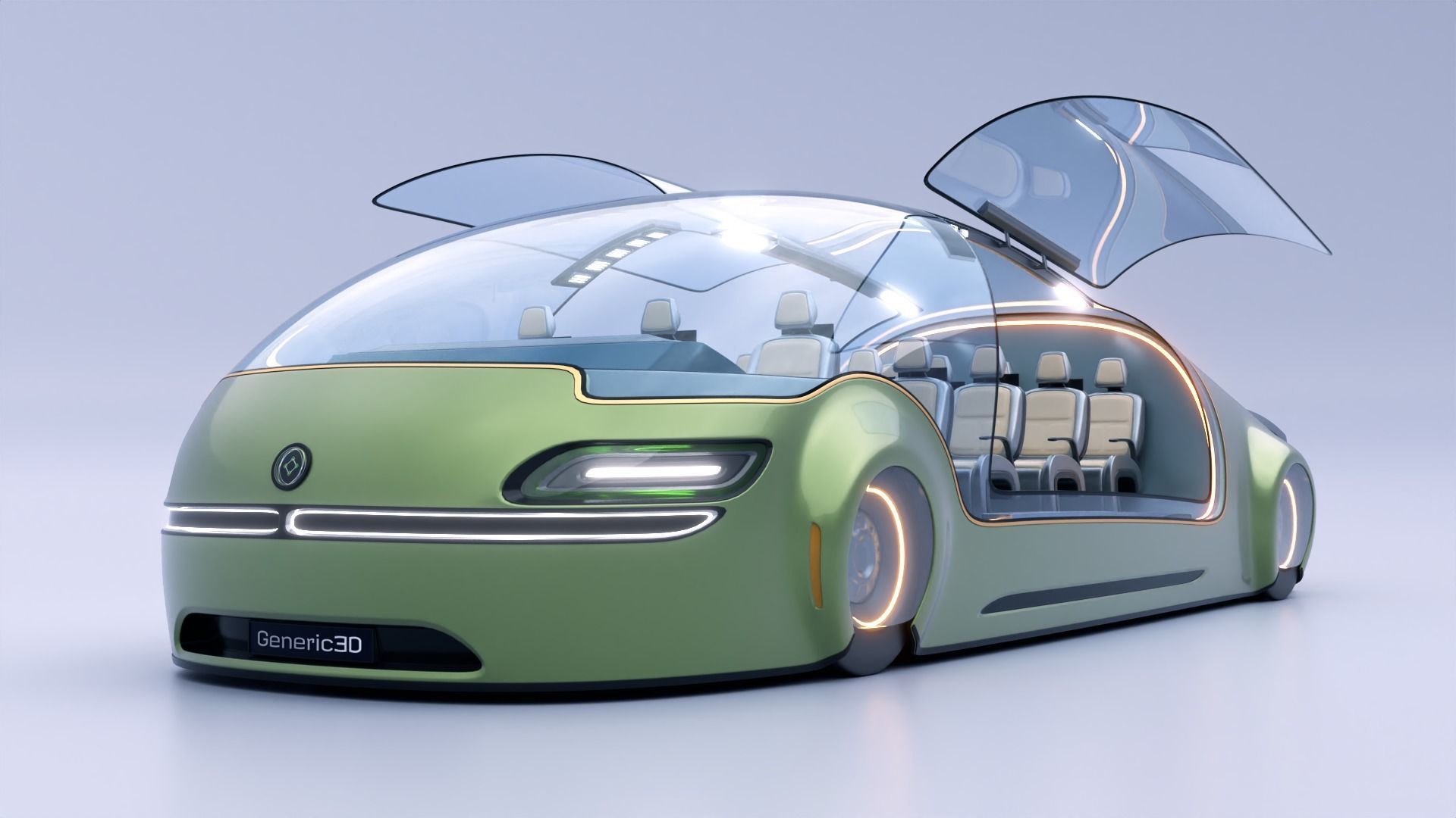 Futuristic Concept Vehicle Series 01 3D model_14