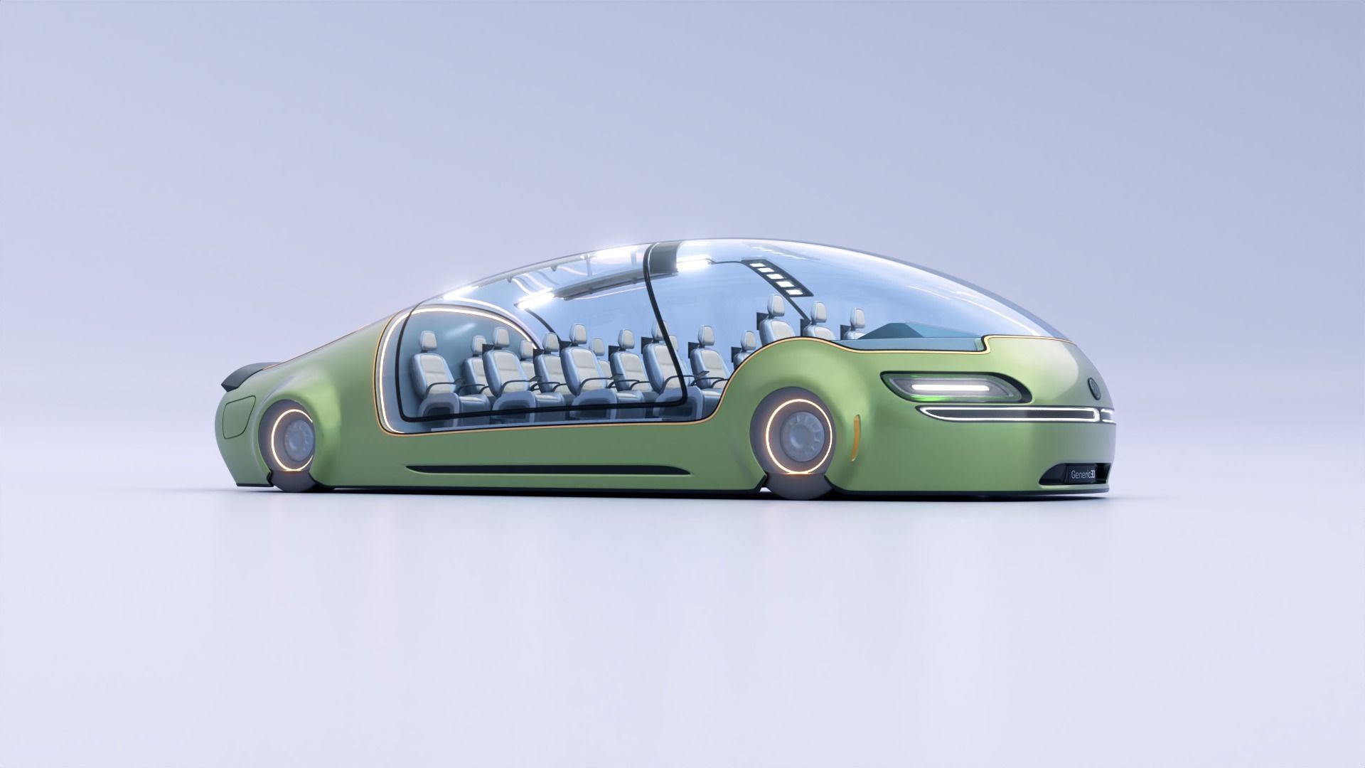 Futuristic Concept Vehicle Series 01 3D model_5