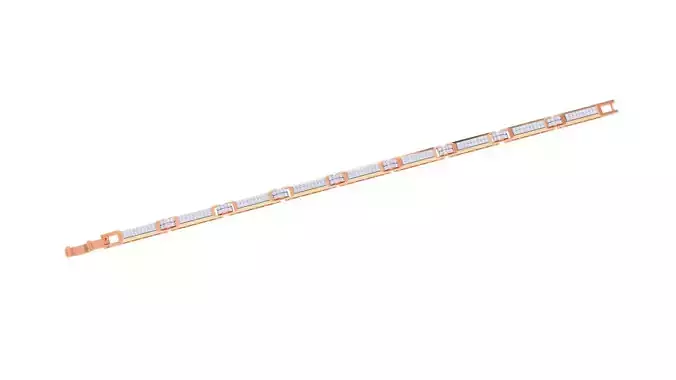 Chain Style Unisex Diamond Bracelet 3dm renders 3D print model Chain Style Unisex Diamond Bracelet 3dm renders 3D print model