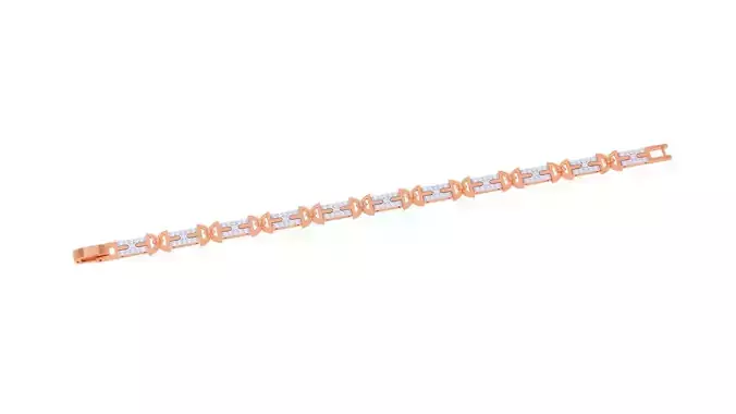 Chain Style Unisex Diamond Bracelet 3dm renders 3D print model Chain Style Unisex Diamond Bracelet 3dm renders 3D print model