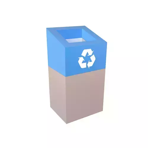 Modern Trash Can v2 003